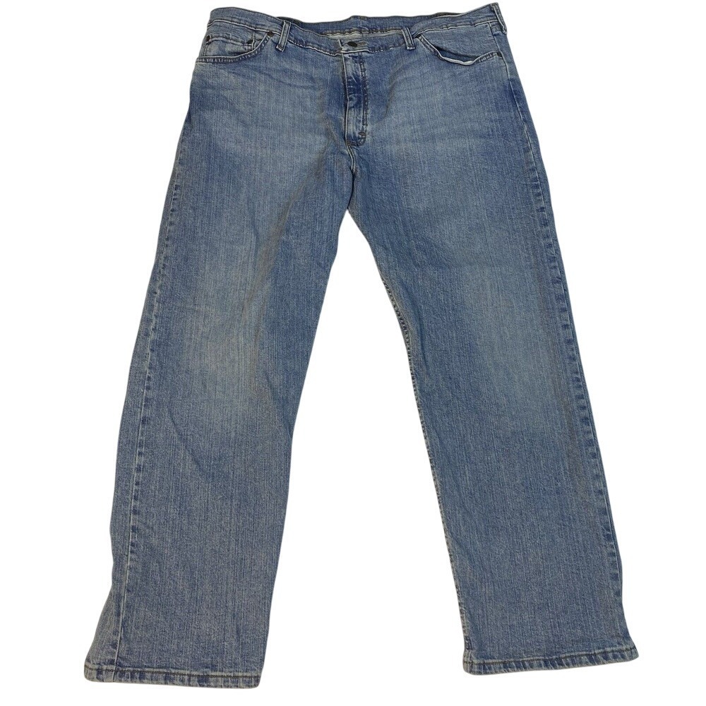 Wrangler Jeans Men's 40"x30" Rugged‎ Wear Relaxed Straight Workwear Blue